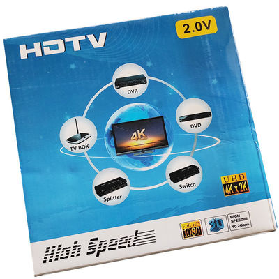 Επίπεδο HDMI Συμβούλιο Πολιτιστικής Συνεργασίας PS4 10m LCD καλώδιο οργάνων ελέγχου HDTV