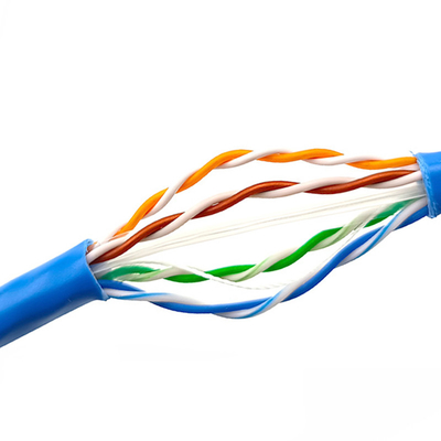 Σακάκι PVC καλωδίων καλωδιακών 23AWG UTP δικτύων του τοπικού LAN Ethernet Cat6 Gigabit