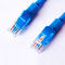 HDPE μόνωση 1.5m CCA Cat6 UTP καλωδίων του τοπικού LAN Ethernet μπλε σκοινί μπαλωμάτων