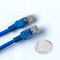 Μπλε καλώδιο δικτύων χαλκού Utp σκοινιού μπαλωμάτων 0.5m Cat5e
