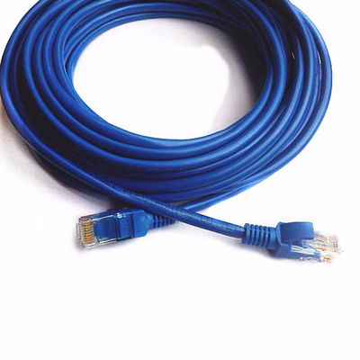 Καλώδιο χαλκού σακακιών PVC σκοινιού μπαλωμάτων δικτύων FTP Cat5e UTP για τον υπολογιστή