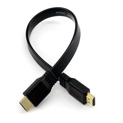 1.4 επίπεδο καλώδιο οργάνων ελέγχου HDMI υπολογιστών έκδοσης με το σακάκι PVC