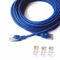 Καλώδιο χαλκού σακακιών PVC σκοινιού μπαλωμάτων δικτύων FTP Cat5e UTP για τον υπολογιστή